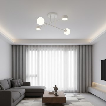 Pinnapealne lühter HOLON 2xG9/8W/230V + 2xGX53/12W valge