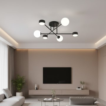 Pinnapealne lühter HOLON 3xG9/8W/230V + 3xGX53/12W must