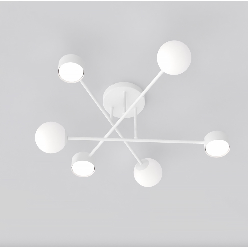 Pinnapealne lühter HOLON 3xG9/8W/230V + 3xGX53/12W valge