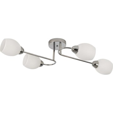 Pinnapealne lühter KING 4xE27/15W/230V läikiv kroom