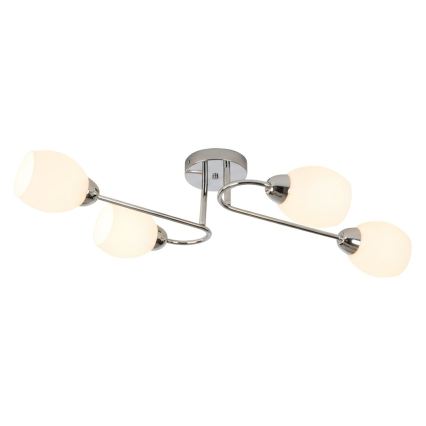 Pinnapealne lühter KING 4xE27/15W/230V läikiv kroom