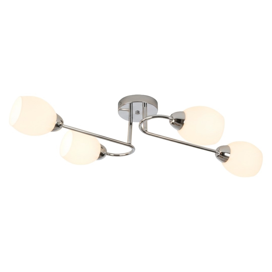 Pinnapealne lühter KING 4xE27/15W/230V läikiv kroom