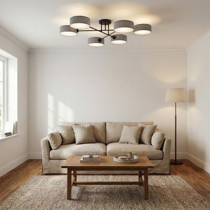 Pinnapealne lühter MAGA 6xE14/10W/230V, hall