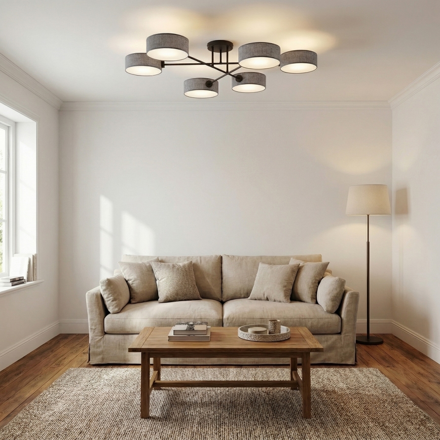 Pinnapealne lühter MAGA 6xE14/10W/230V, hall