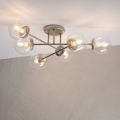 Pinnapealne lühter MALENA 6xE14/5W/230V mattkroom/läbipaistev