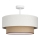 Pinnapealne lühter NATIA 1 x E27, 60 W, 230 V, läbimõõt 45 cm, valge/pruun