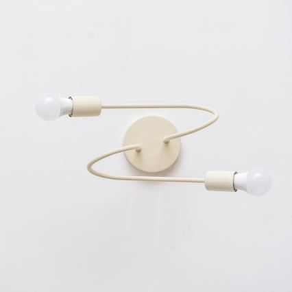 Pinnapealne lühter OXFORD 2xE27/15W/230V kreemjas