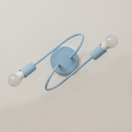 Pinnapealne lühter OXFORD 2xE27/15W/230V sinine