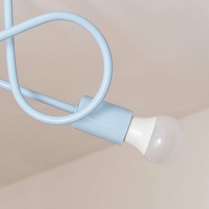 Pinnapealne lühter OXFORD 2xE27/15W/230V sinine