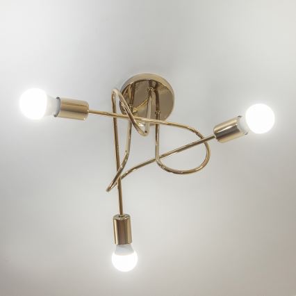 Pinnapealne lühter OXFORD 3xE27/15W/230V kuldne