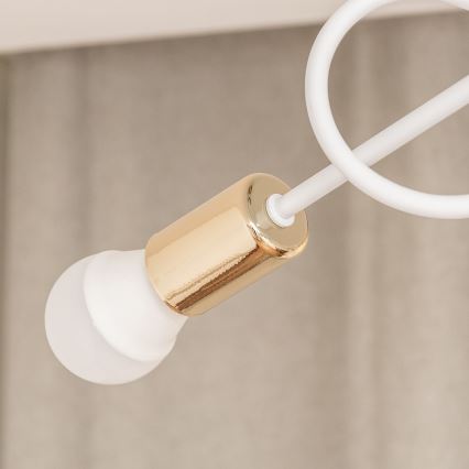 Pinnapealne lühter OXFORD 3xE27/15W/230V kuldne/valge