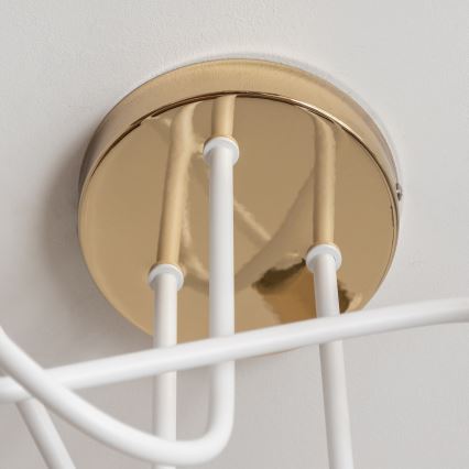 Pinnapealne lühter OXFORD 3xE27/15W/230V kuldne/valge