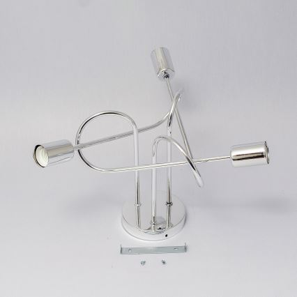 Pinnapealne lühter OXFORD 3xE27/15W/230V, läikiv kroom