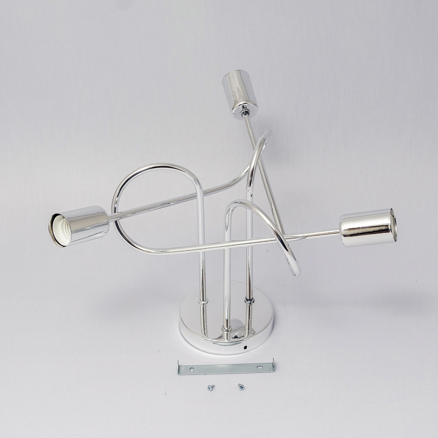 Pinnapealne lühter OXFORD 3xE27/15W/230V, läikiv kroom