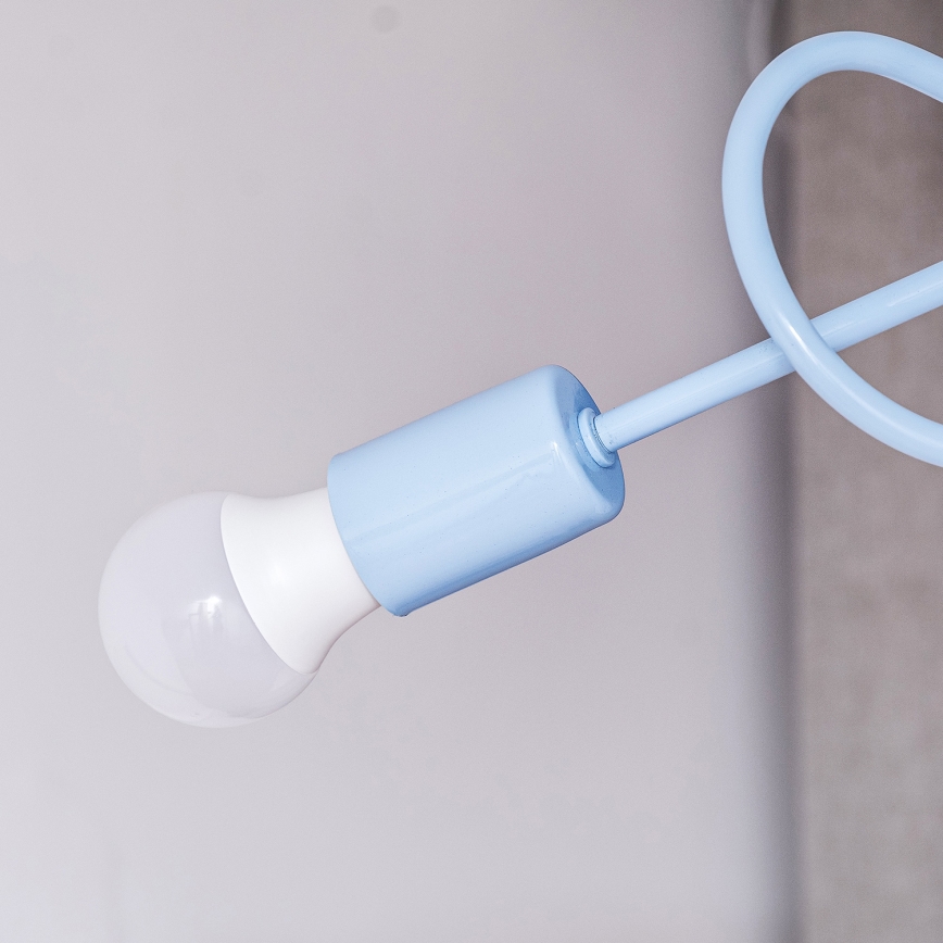 Pinnapealne lühter OXFORD 3xE27/15W/230V sinine