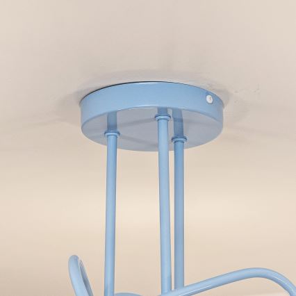 Pinnapealne lühter OXFORD 3xE27/15W/230V sinine