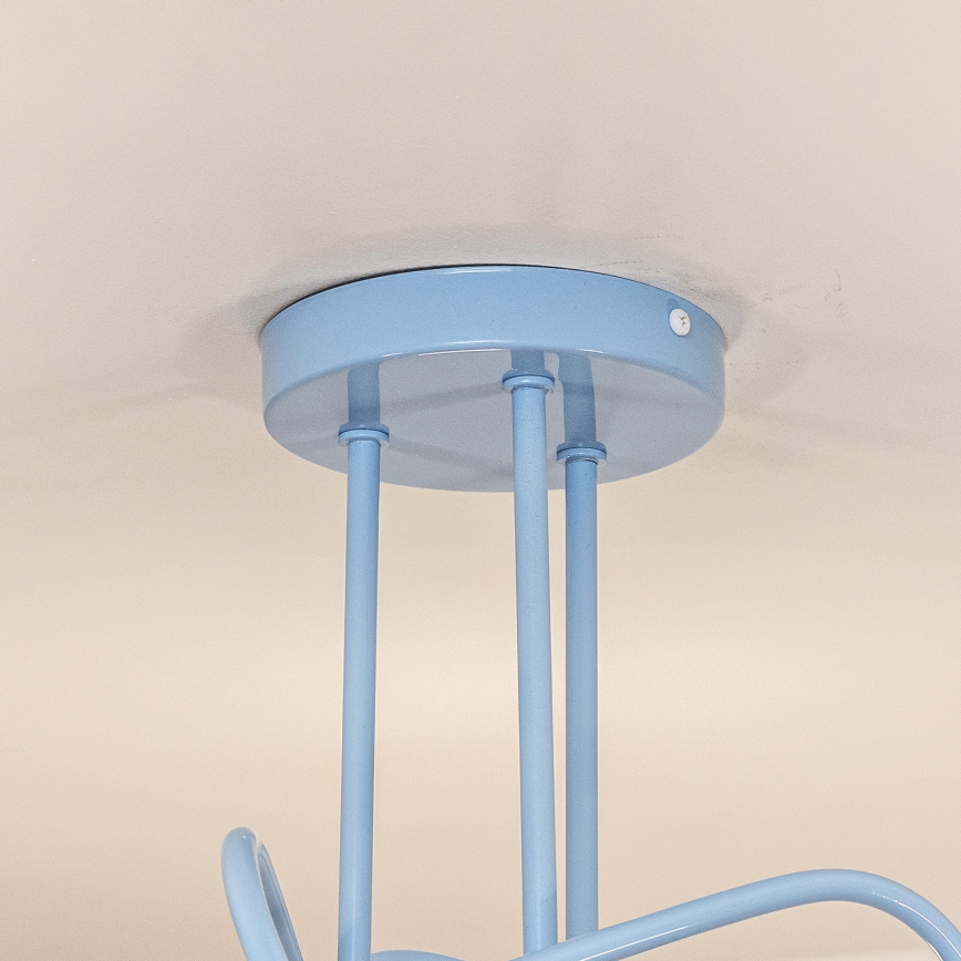 Pinnapealne lühter OXFORD 3xE27/15W/230V sinine