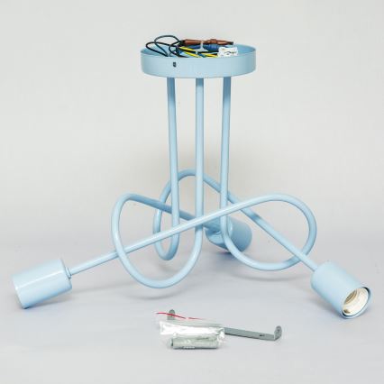 Pinnapealne lühter OXFORD 3xE27/15W/230V sinine