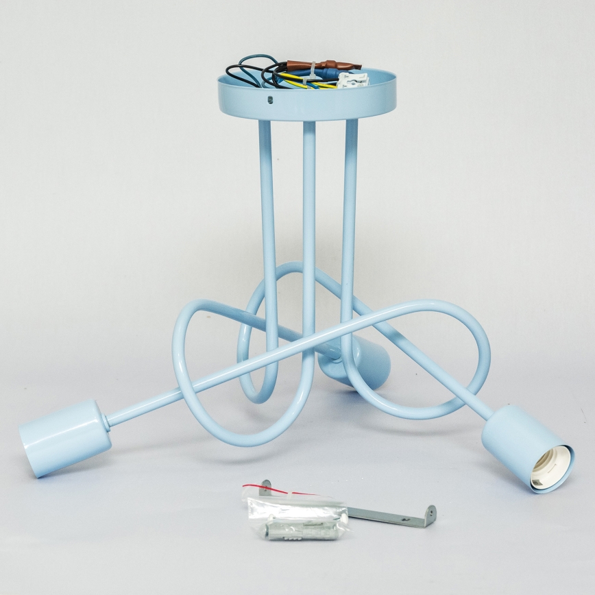 Pinnapealne lühter OXFORD 3xE27/15W/230V sinine