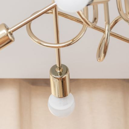 Pinnapealne lühter OXFORD 5xE27/15W/230V kuldne