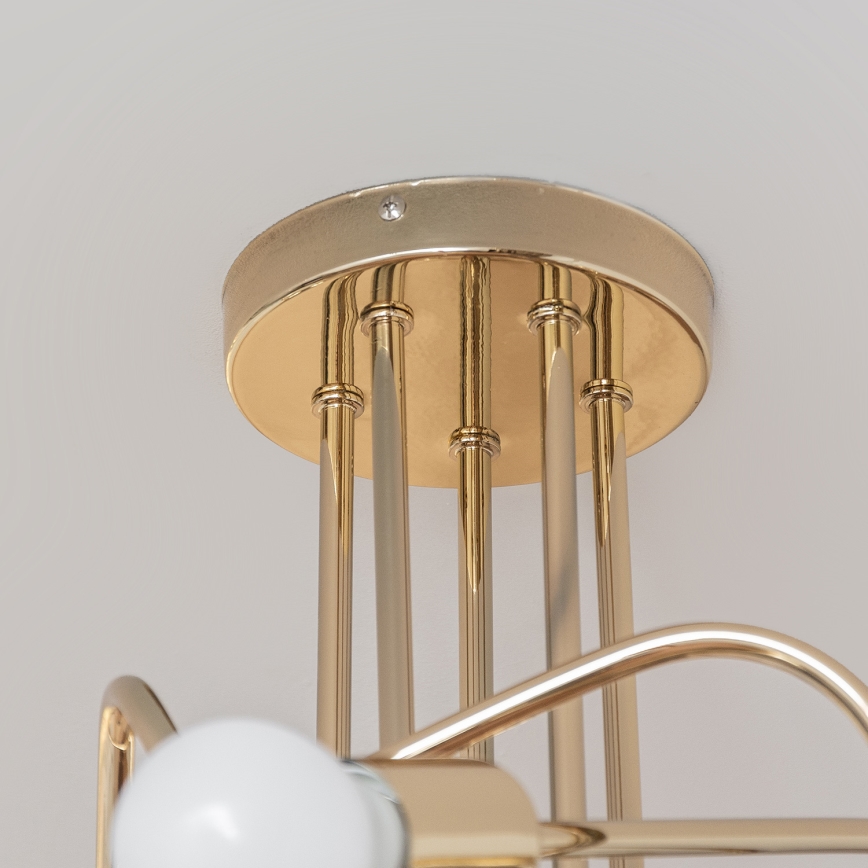 Pinnapealne lühter OXFORD 5xE27/15W/230V kuldne