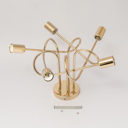 Pinnapealne lühter OXFORD 5xE27/15W/230V kuldne