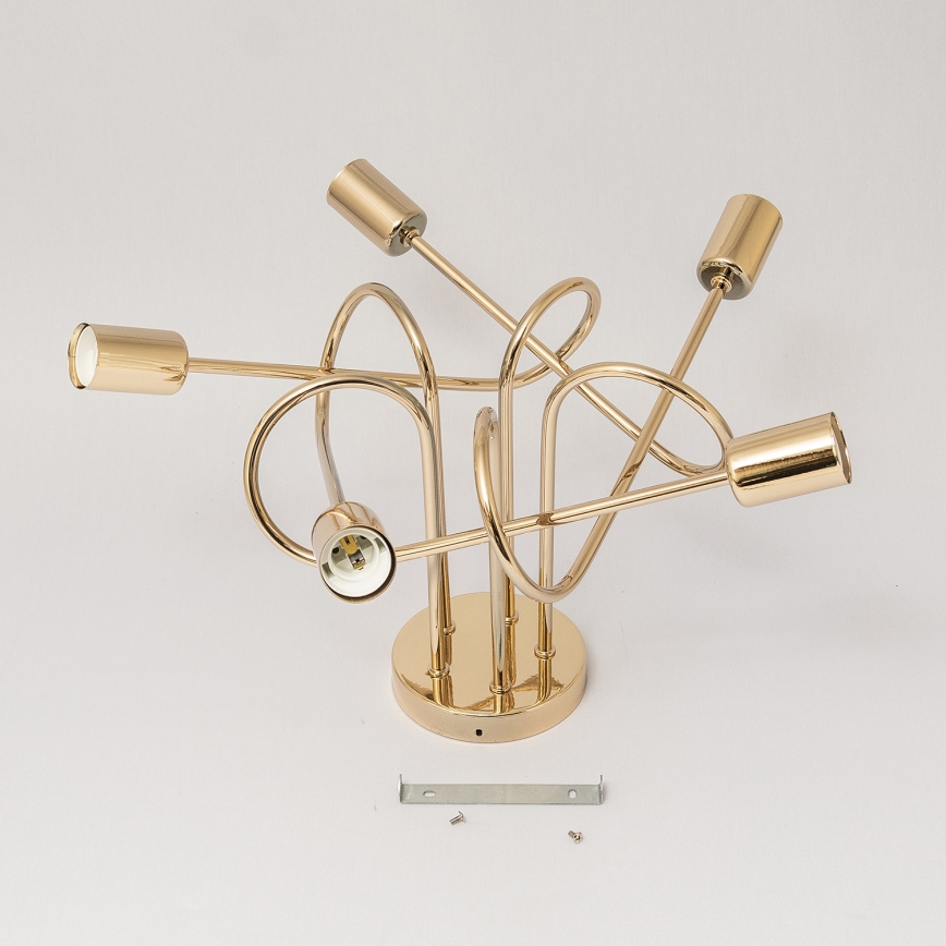 Pinnapealne lühter OXFORD 5xE27/15W/230V kuldne