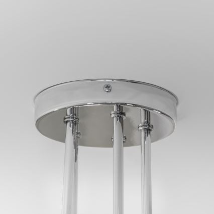 Pinnapealne lühter OXFORD 5xE27/15W/230V läikiv kroom