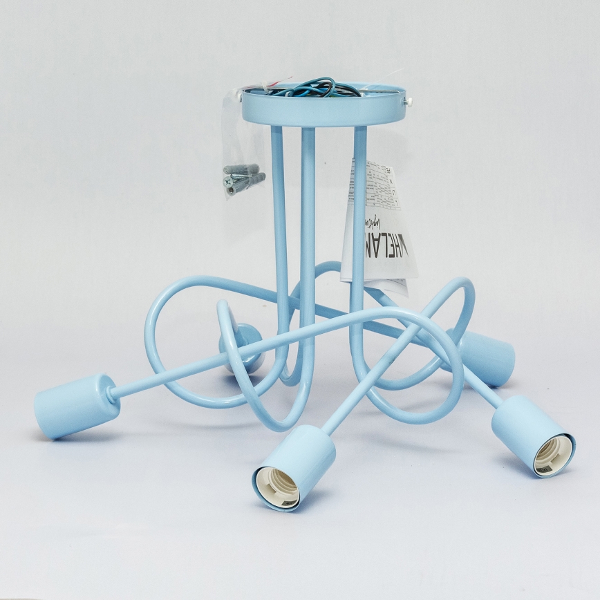 Pinnapealne lühter OXFORD 5xE27/15W/230V, sinine