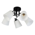 Pinnapealne lühter PAFOS 5xE27/15W/230V must