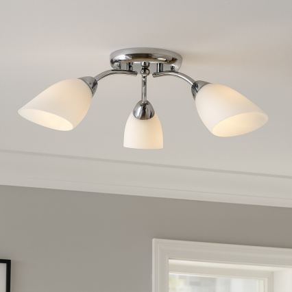 Pinnapealne lühter PORTOS 3xE14/10W/230V läikiv kroom