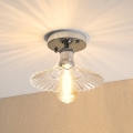 Pinnapealne lühter TRISH 1xE27/15W/230V läikiv kroom/selge
