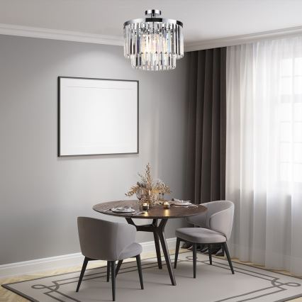Pinnapealne lühter VETRO 4xE14/40W/230V läikiv kroom