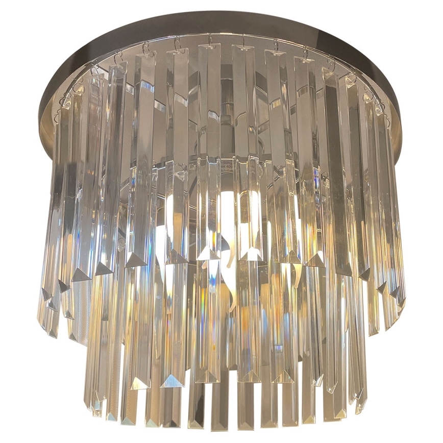 Pinnapealne lühter VETRO 4xE14/40W/230V läikiv kroom