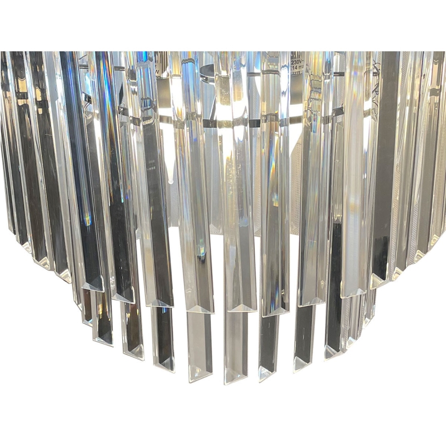 Pinnapealne lühter VETRO 4xE14/40W/230V läikiv kroom