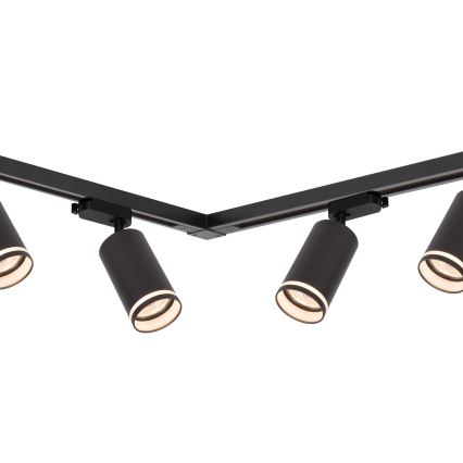 PIPE liistsüsteemi punktvalgusti 6xGU10/10W/230V, must