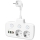Pistiku jagaja koos lülitiga LINEA 2x230V + 4xUSB A/C SCHUKO valge