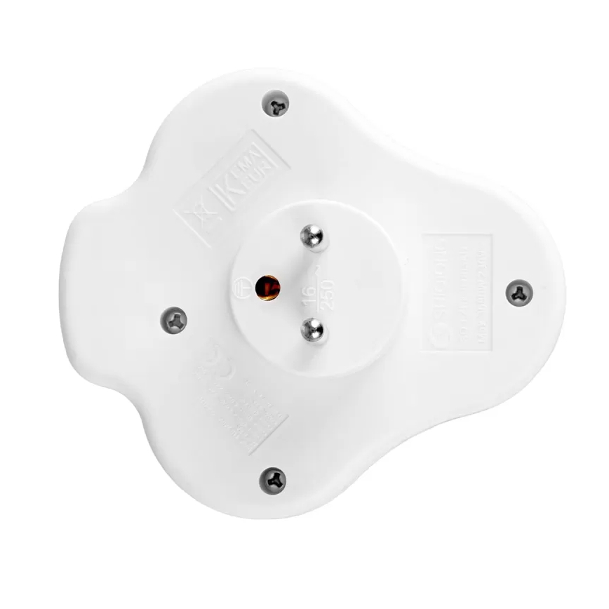 Pistikupesade jagaja lülitiga, 2 pistikupesa + USB-C + USB-A