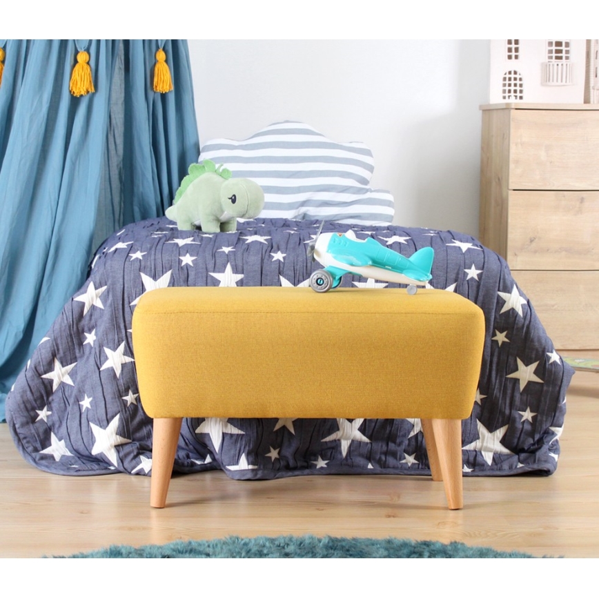 PIXI taburet 32x61 cm, kollane