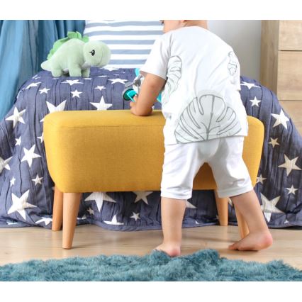PIXI taburet 32x61 cm, kollane