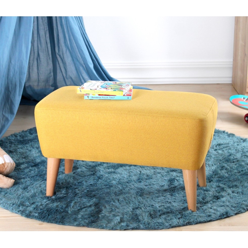 PIXI taburet 32x61 cm, kollane