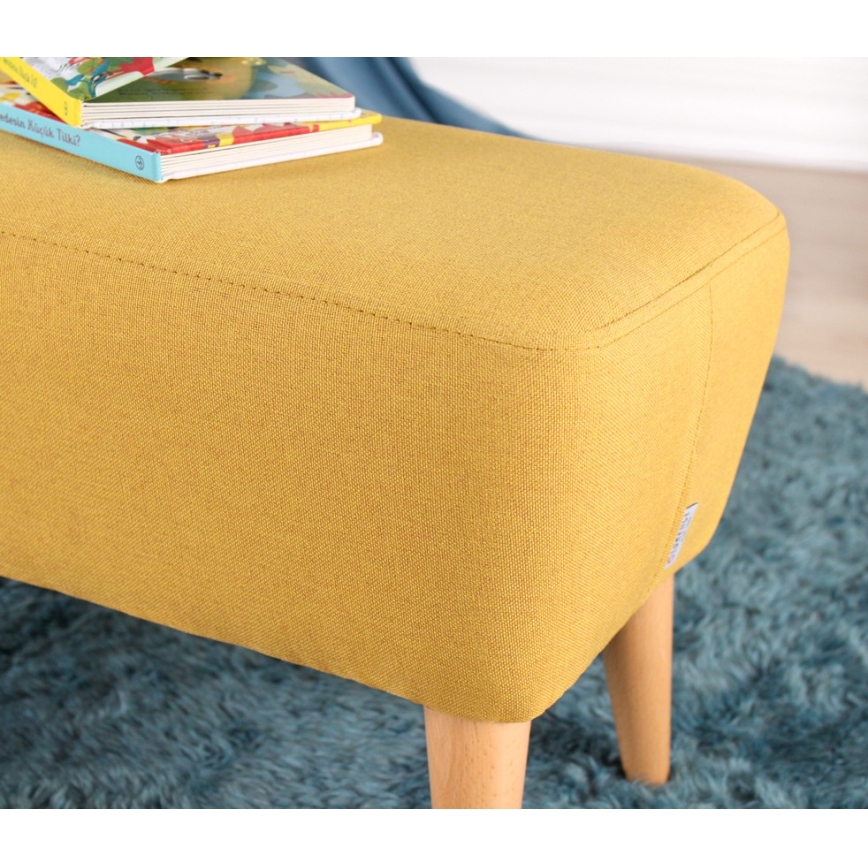 PIXI taburet 32x61 cm, kollane