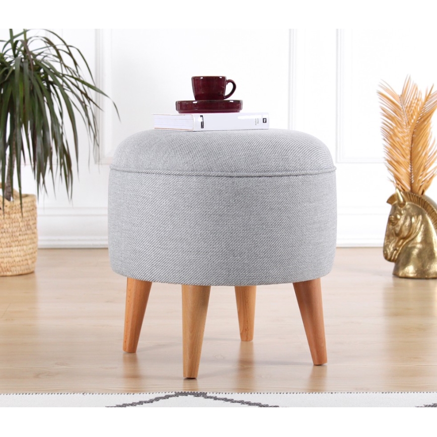 PIXI taburet, läbimõõt 40 cm, hall