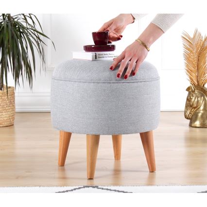 PIXI taburet, läbimõõt 40 cm, hall