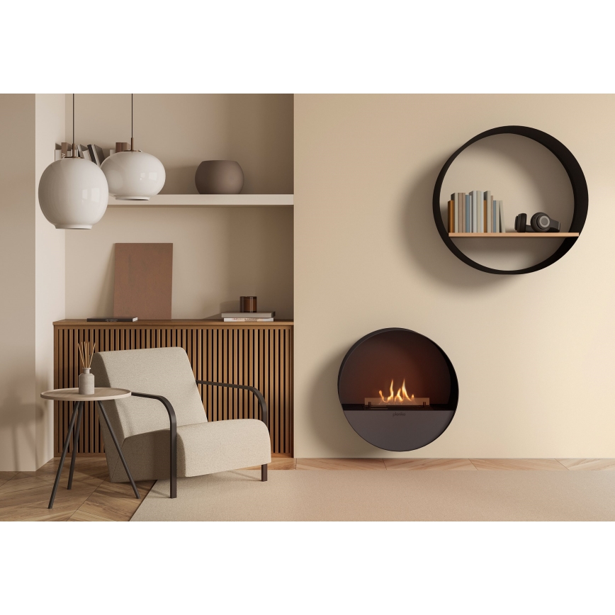 Planika - BIO kamin kaugjuhtimispuldiga 72,6x65 cm 2,5kW/230V must