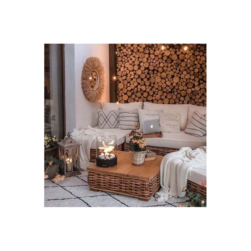 Planika - BIO kamin 36,3x25,1 cm 2,5kW must