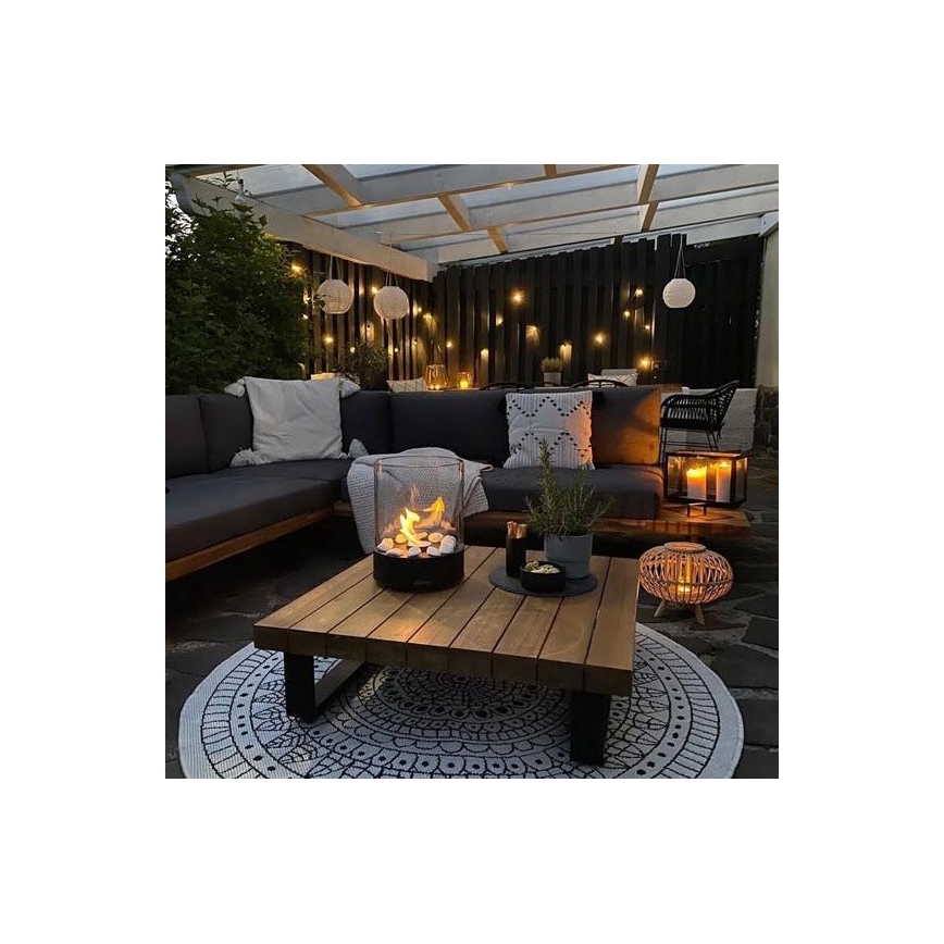 Planika - BIO kamin 36,3x25,1 cm 2,5kW must