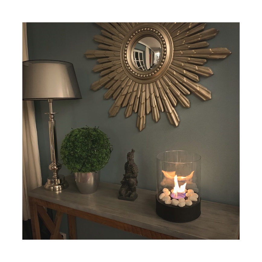 Planika - BIO kamin 36,3x25,1 cm 2,5kW must