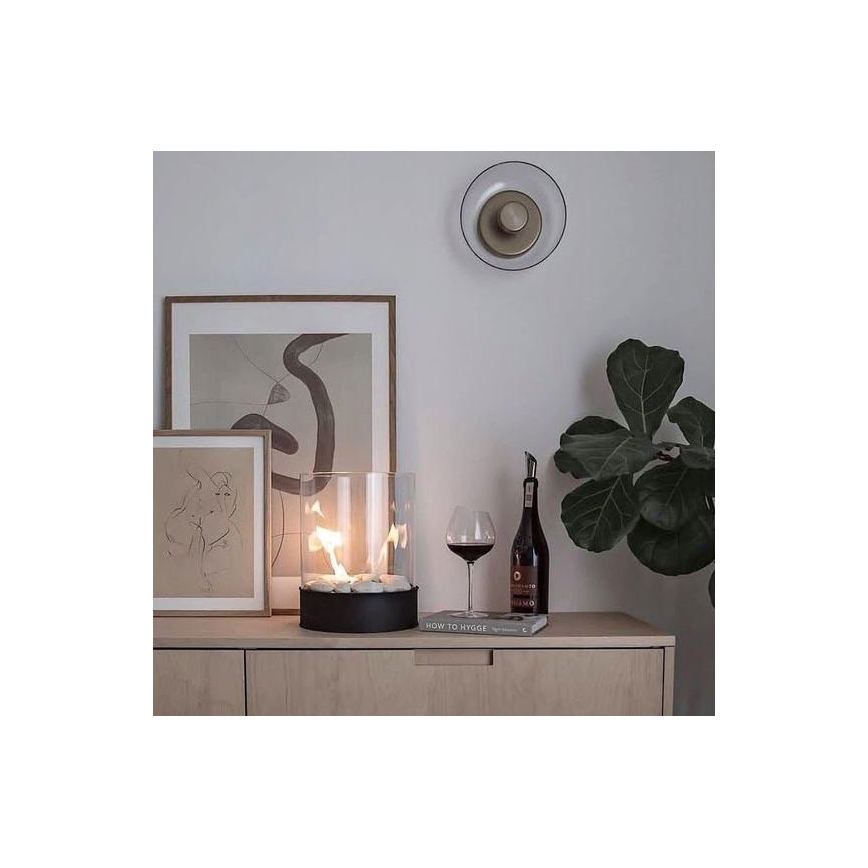 Planika - BIO kamin 36,3x25,1 cm 2,5kW must