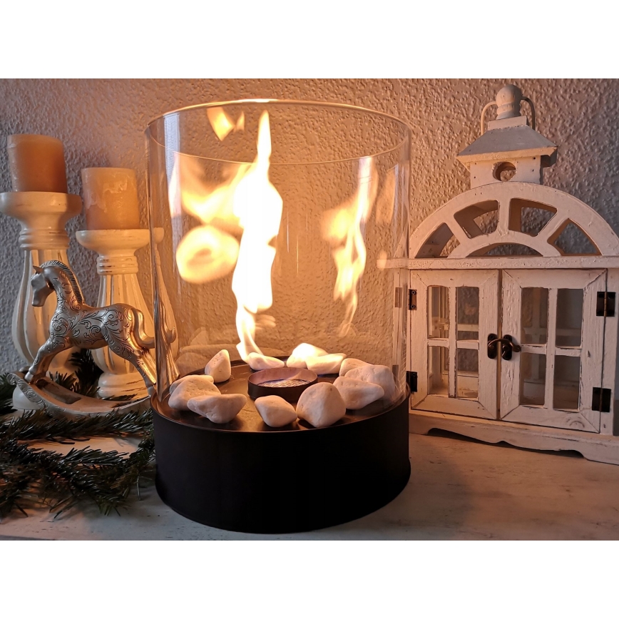 Planika - BIO kamin 32,1x25,1 cm 2,5kW must